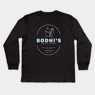 Bodhi's Surf Shop - Bells Beach Australia - Since 1991 Kids Long Sleeve T-Shirt